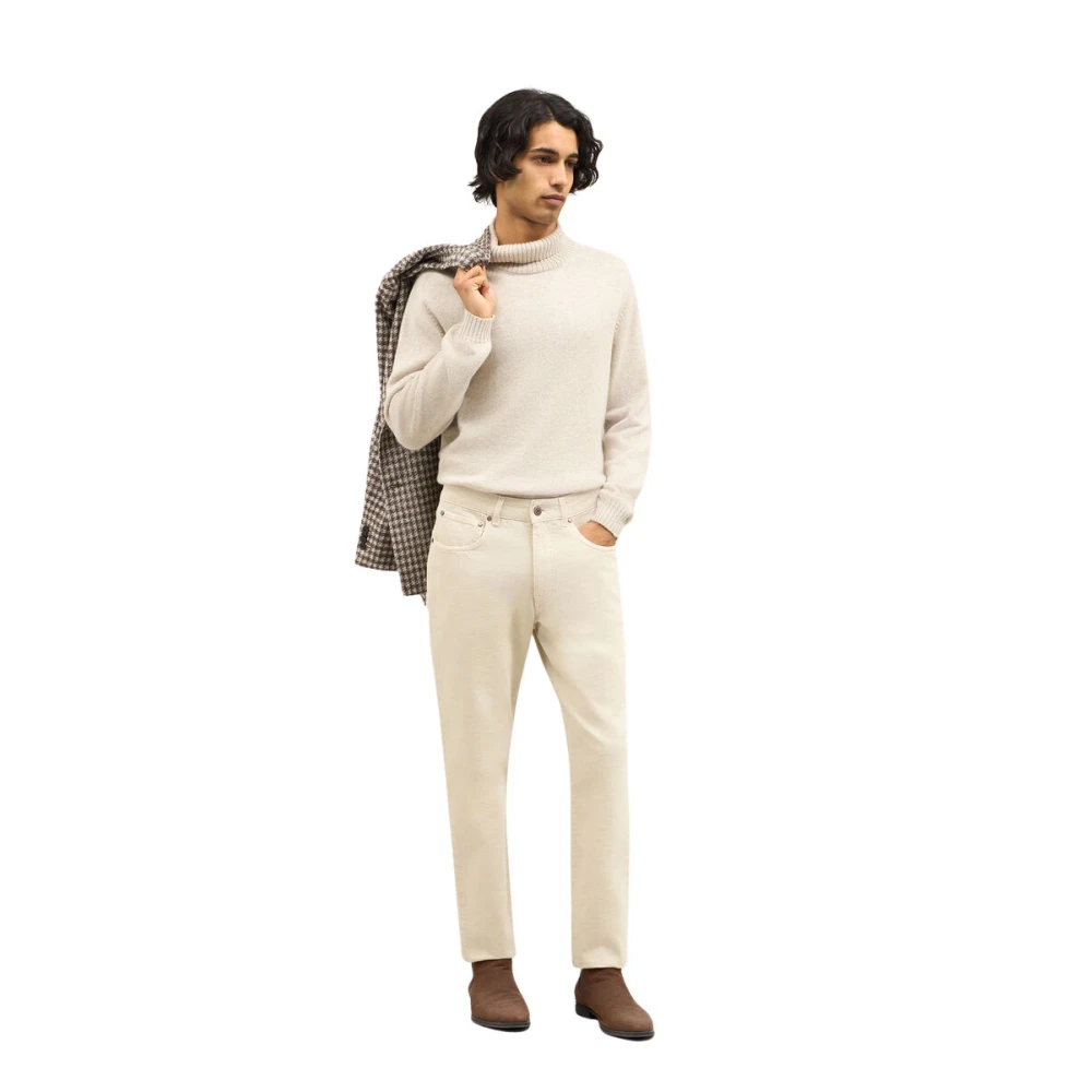 Boglioli Bull Katoen 5-Zakken Broek White Heren