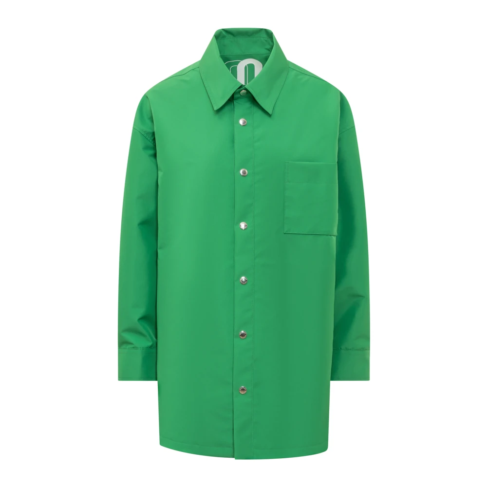 Khrisjoy Klassieke Oversized Shirt voor Vrouwen Green Dames
