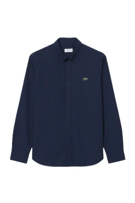 Regular Fit Stretch Poplin Skjorta
