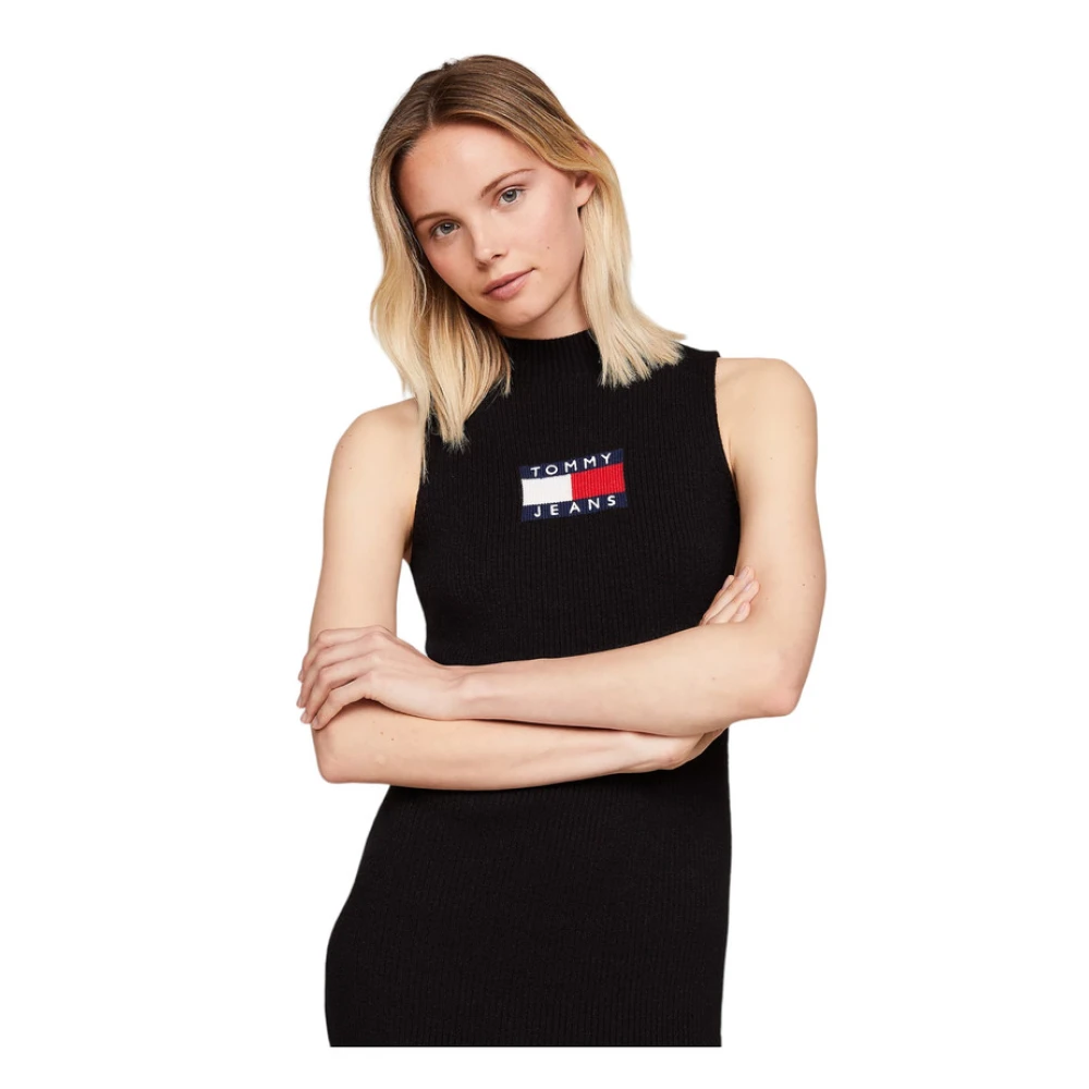 Tommy Jeans Korte Jurk Black Dames