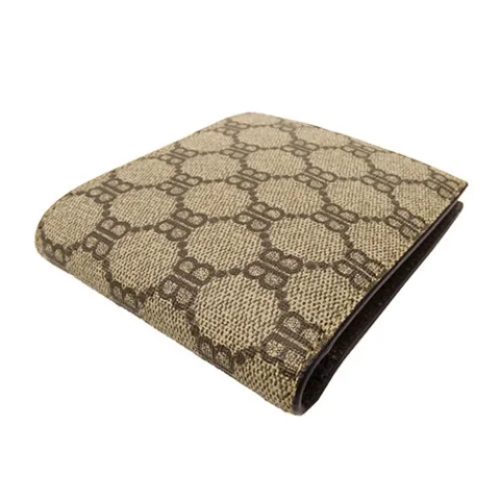 Balenciaga Vintage Pre-owned Canvas wallets Beige Unisex