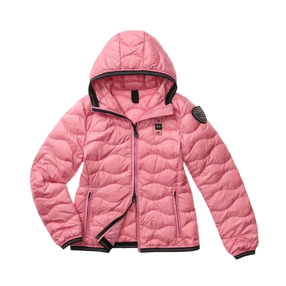 Blauer Women's Pink Down Jackets, M, Camelia Down Jacket