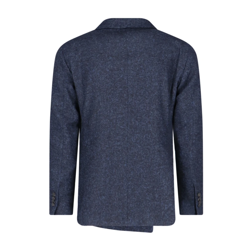Tagliatore Navy Dubbelborst Blazer Blue Heren