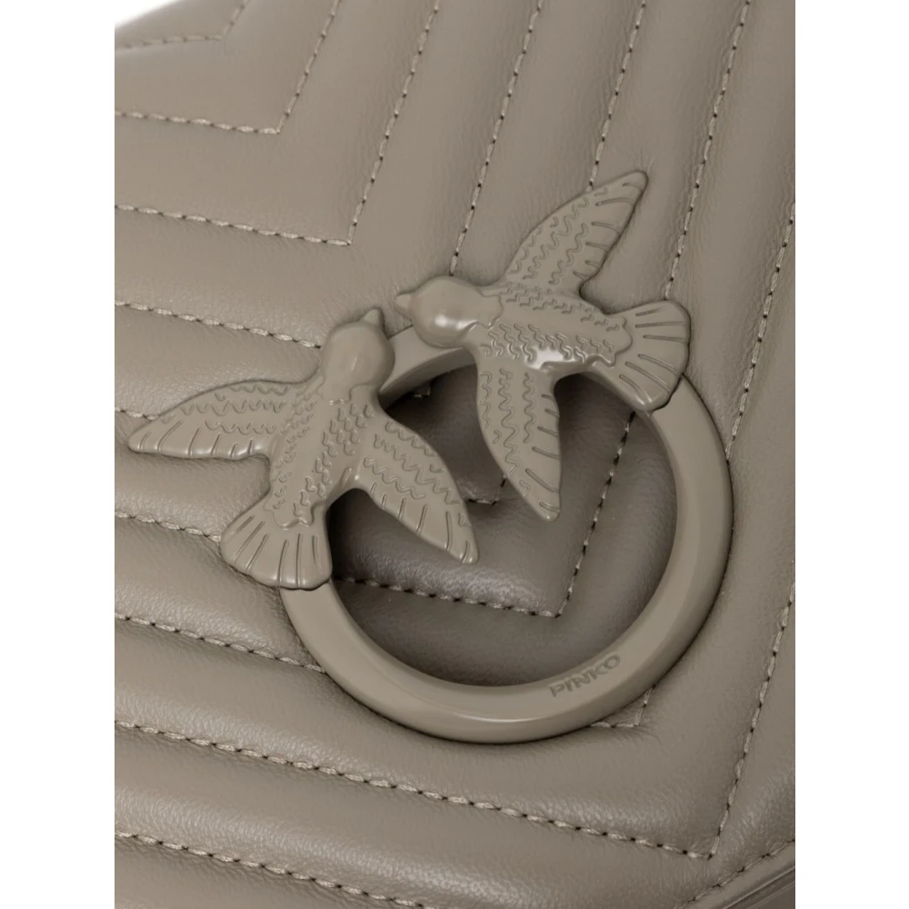 pinko Bruin Love Stijlvol Mode Accessoire Brown Dames