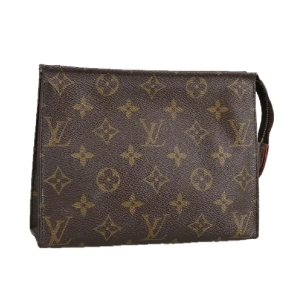 Louis Vuitton Vintage Pre-owned Canvas pouches Brown Dames