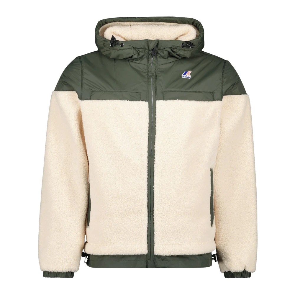 K-Way Men's Green Le Vrai 3.0 Eiffel Orsetto Jacket