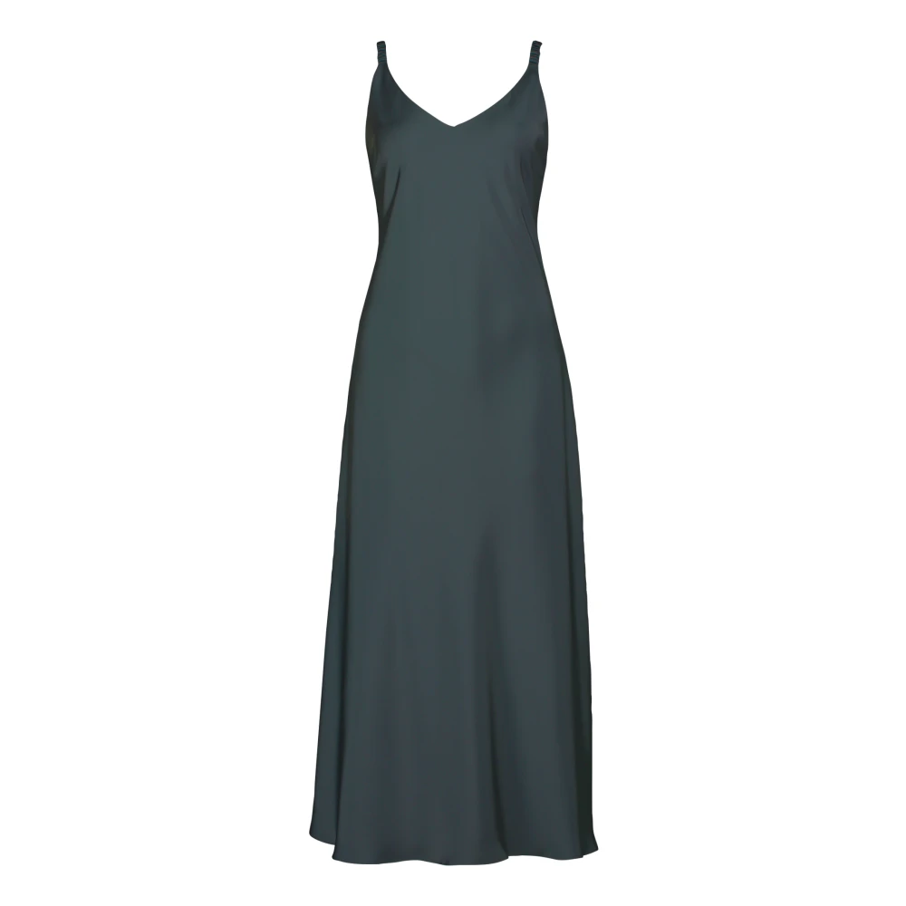 Vera Mont Paillet Avondjurk met Brede Bandjes Gray Dames