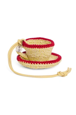 Elegant Teacup Charm Nyckelhållare