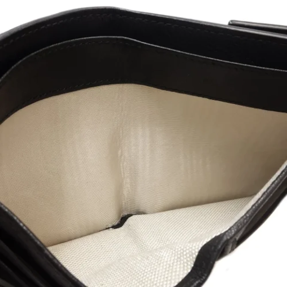 Jimmy Choo Pre-owned Leather wallets Black Dames