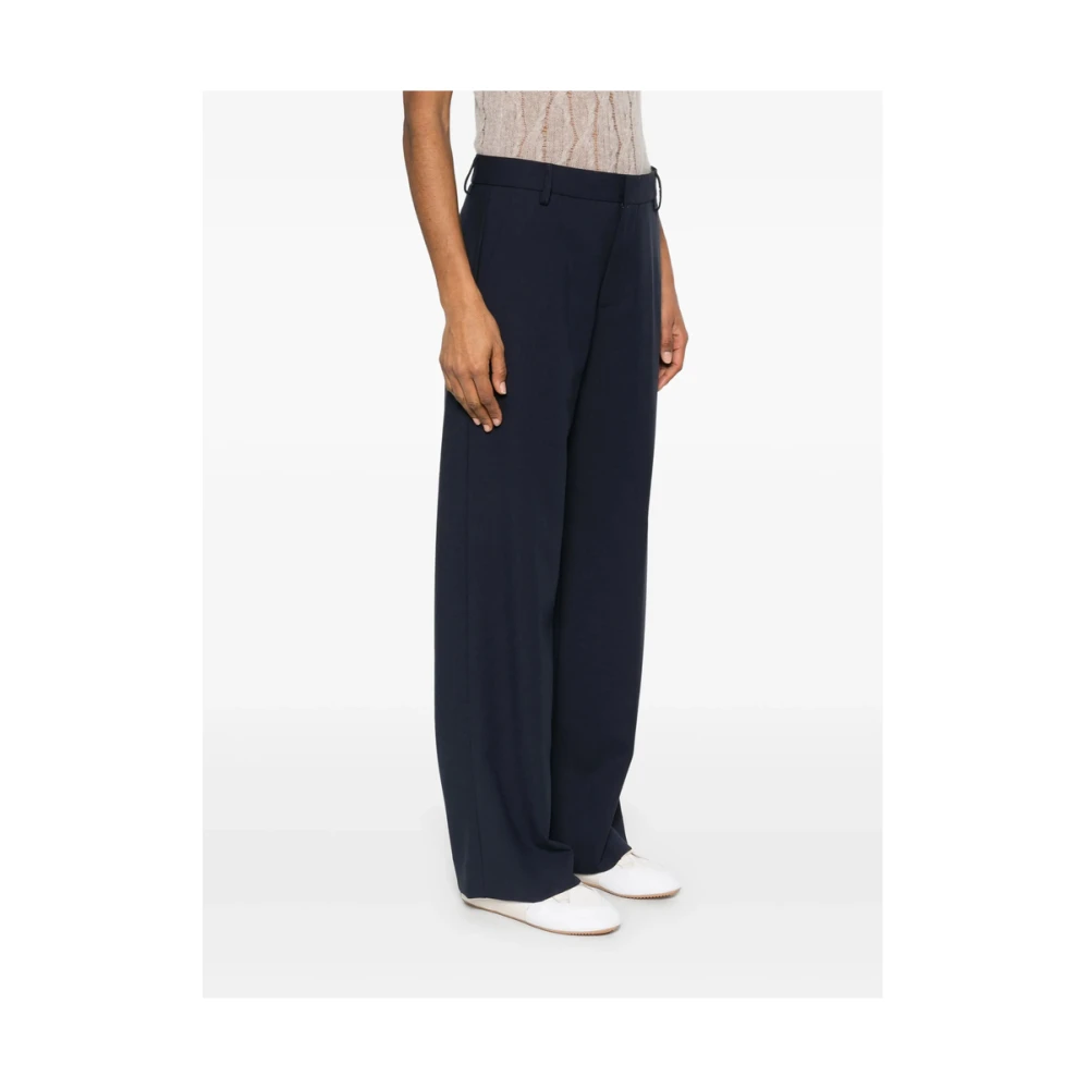 closed Blauwe Broek met Zakken Blue Dames