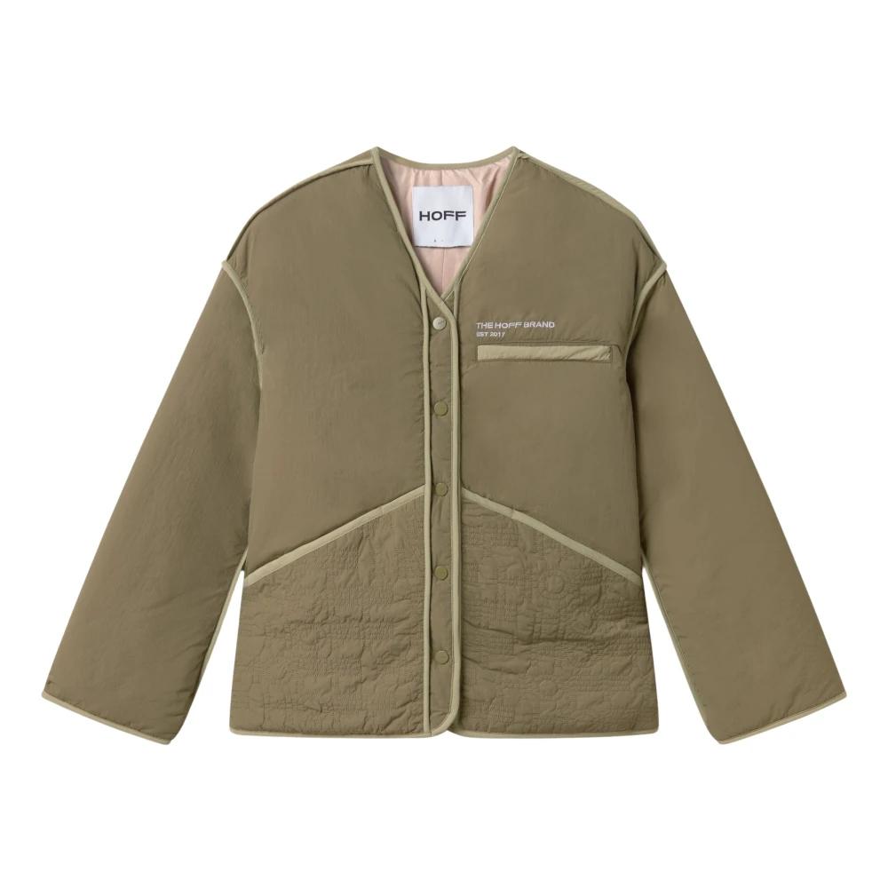 Hoff Charlotte Khaki Jas Green Dames