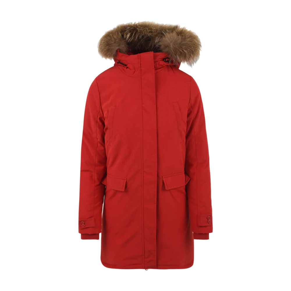 BomBoogie Rode Winterjas voor Vrouwen Red Dames