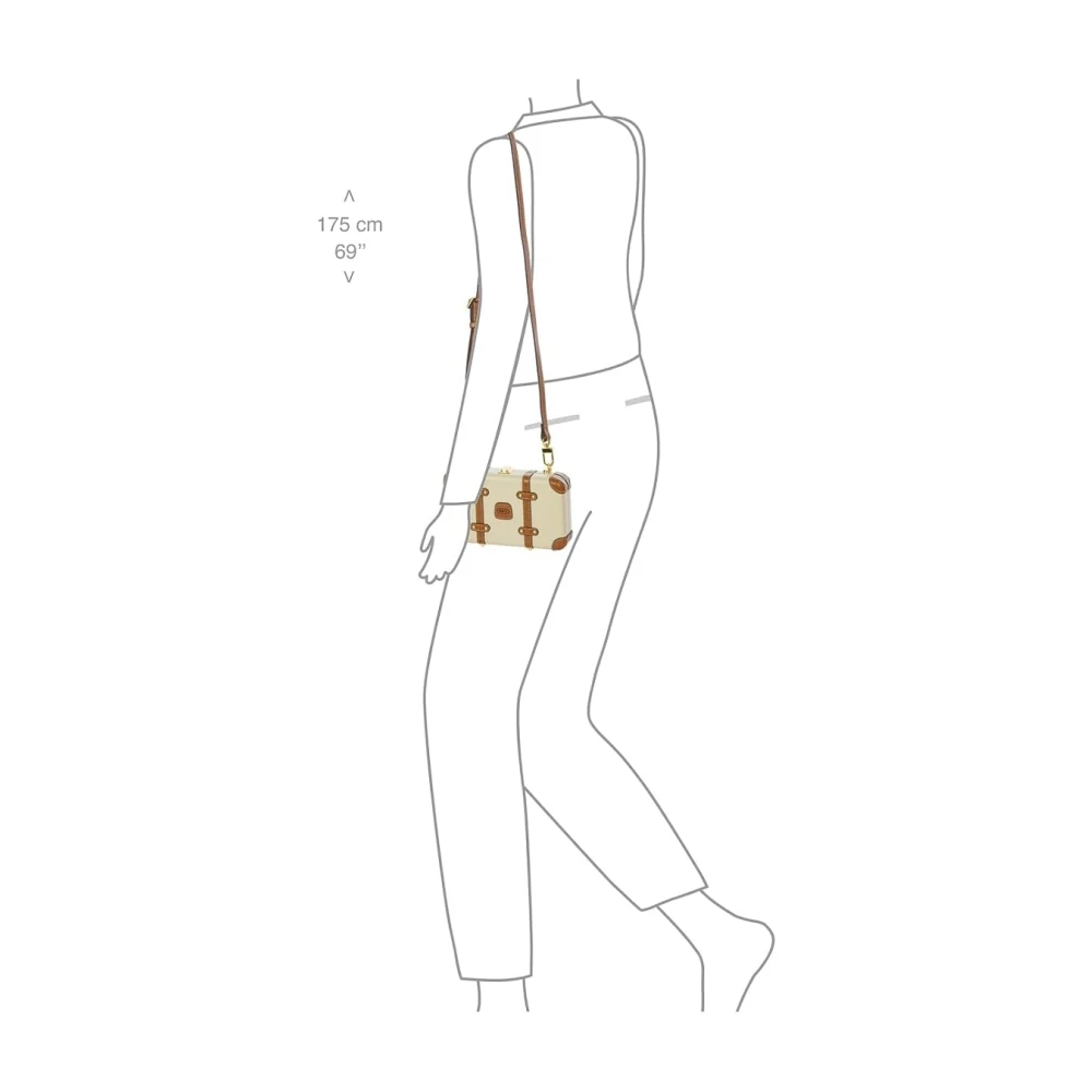 Bric's Stijlvolle Crème Accessoires Tas Beige Dames