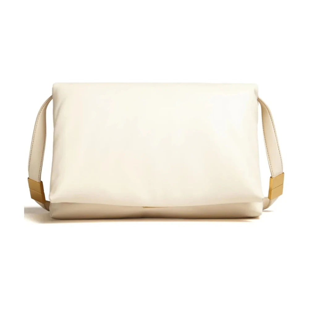 Marni Women's Beige Shoulder Bags, One Size, Padded Leather Bag