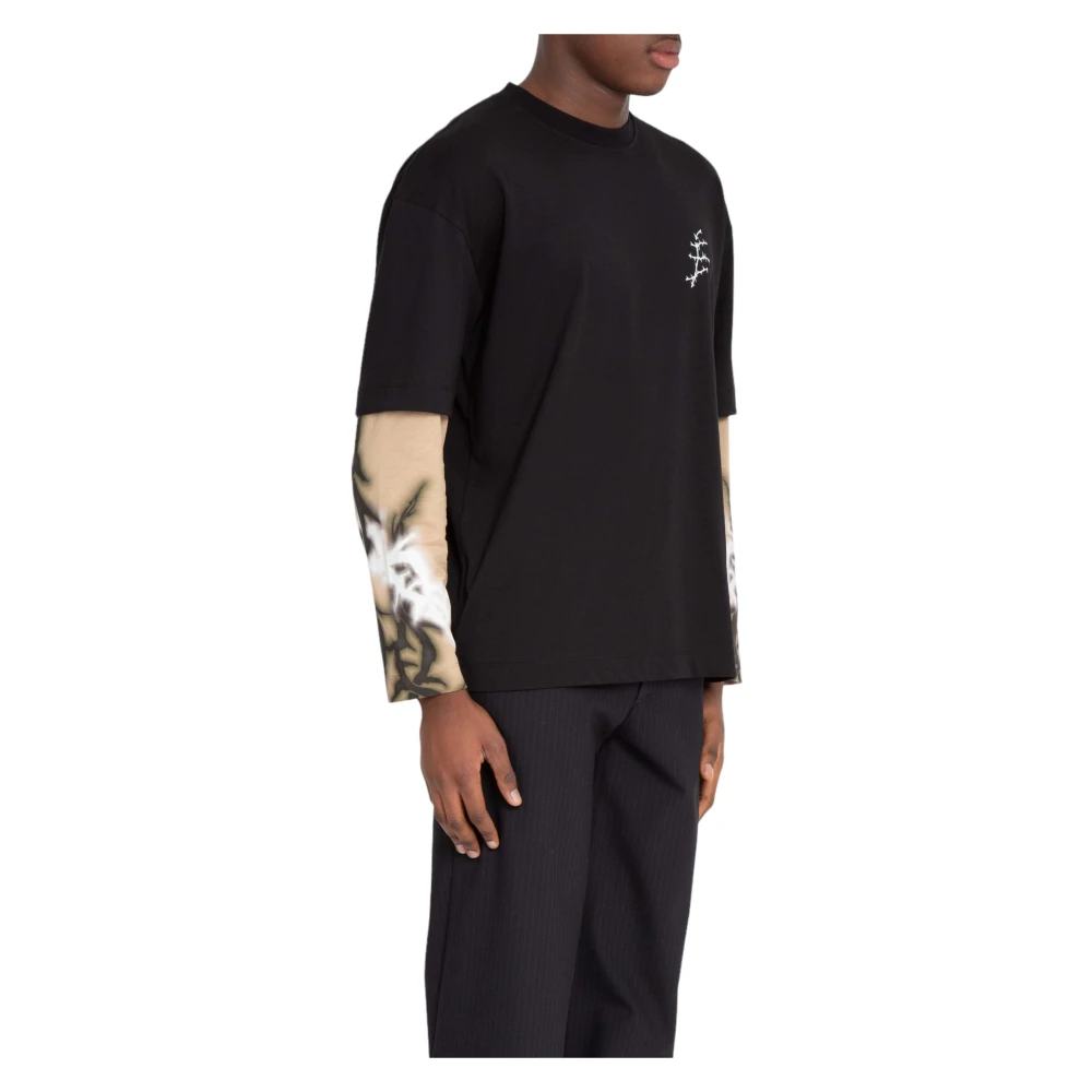 Études Zwarte Doornen Longsleeve Tee Black Heren
