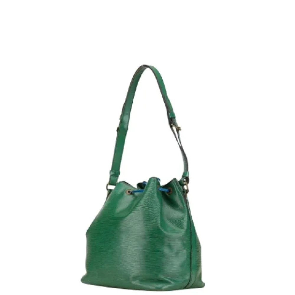 Louis Vuitton Vintage Pre-owned Leather shoulder-bags Green Dames