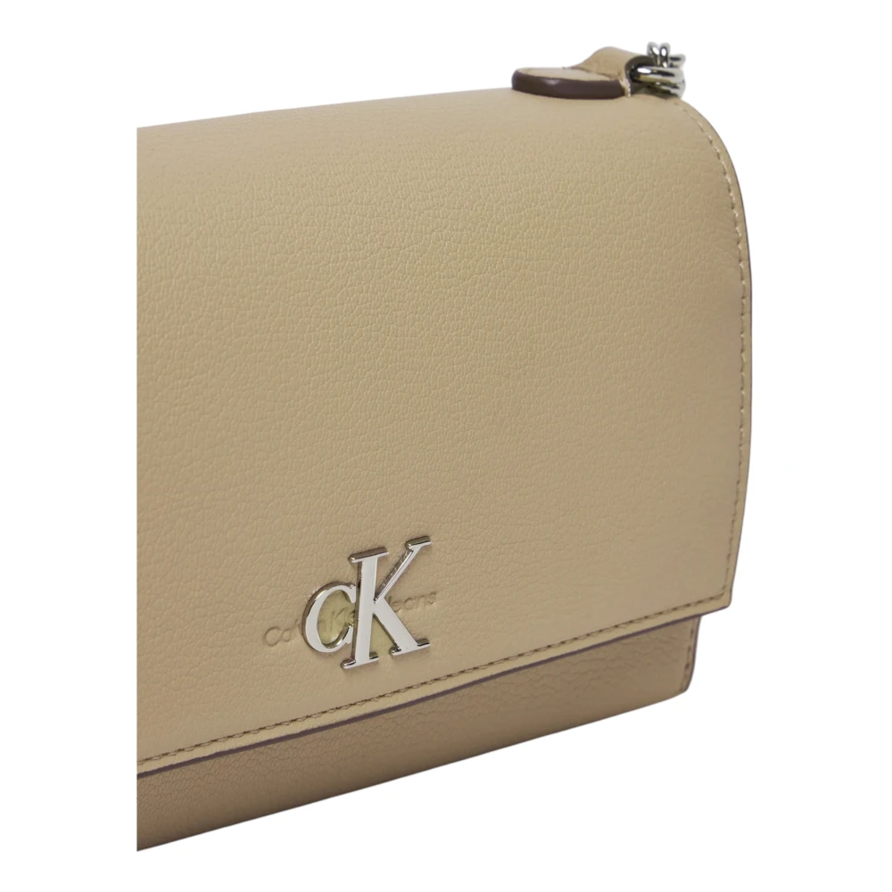 Calvin Klein Jeans Lente Zomer Dames Kleine Tassen Collectie Beige Dames
