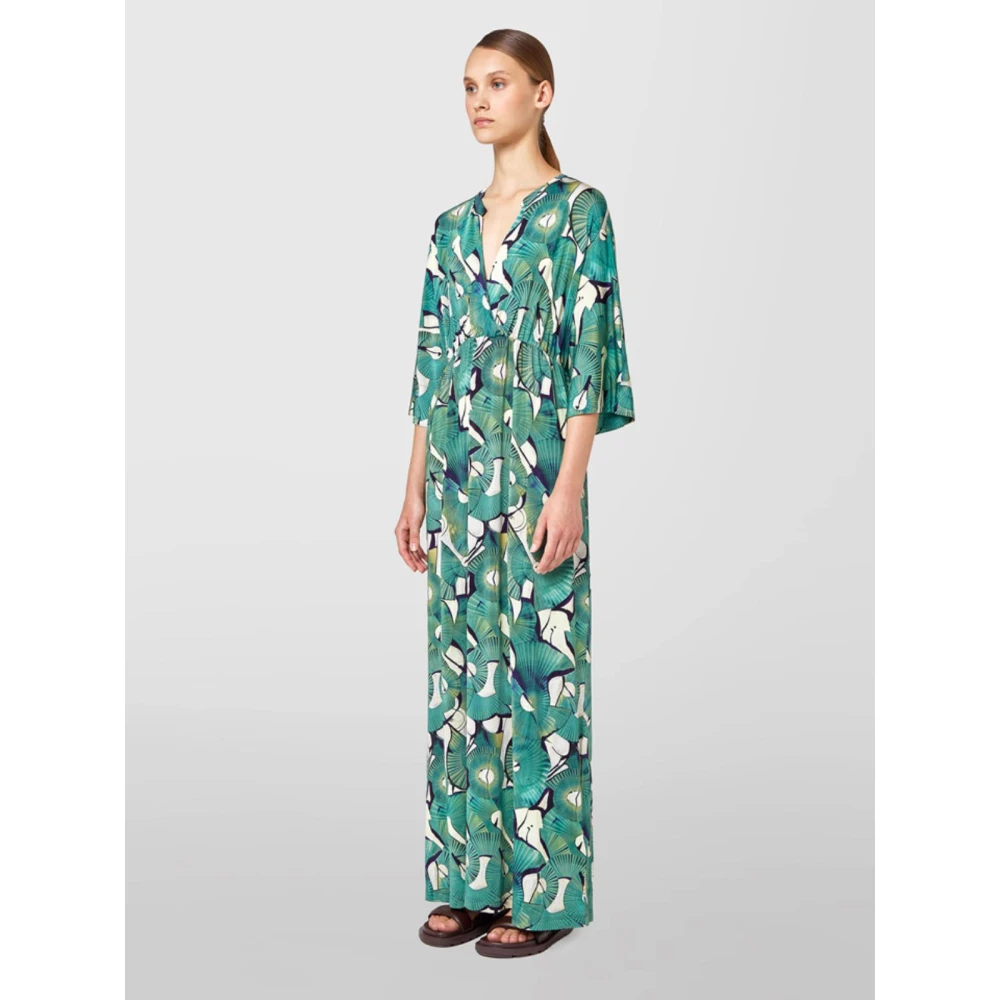 Alpha Studio Stijlvolle Jurk Green Dames