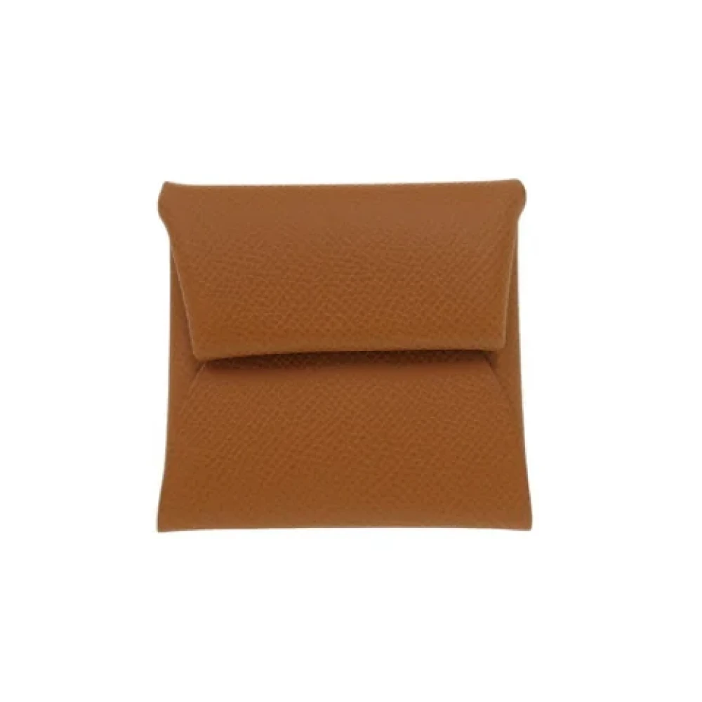 Hermès Vintage Pre-owned Leather wallets Brown Dames