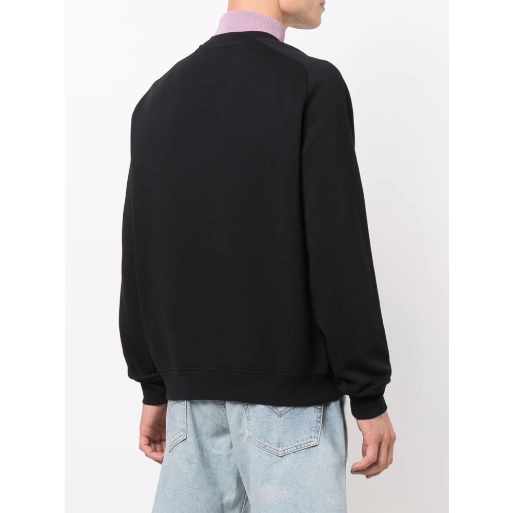 Msgm Casual Sweatshirt met 99C Design Black Heren