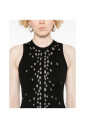 black-sleeveless-round-neck-dress
