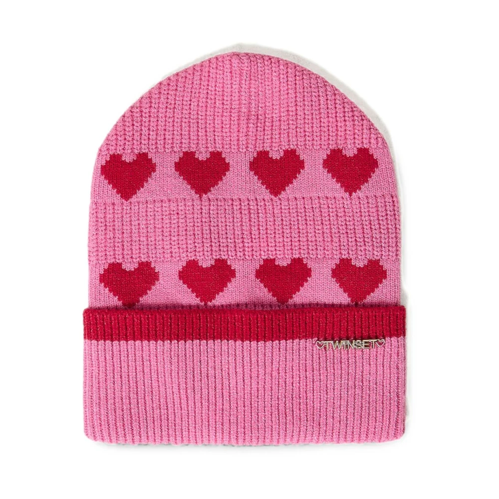 Twinset , Hats & Caps, Female, Pink, S, Twin-Set Hats