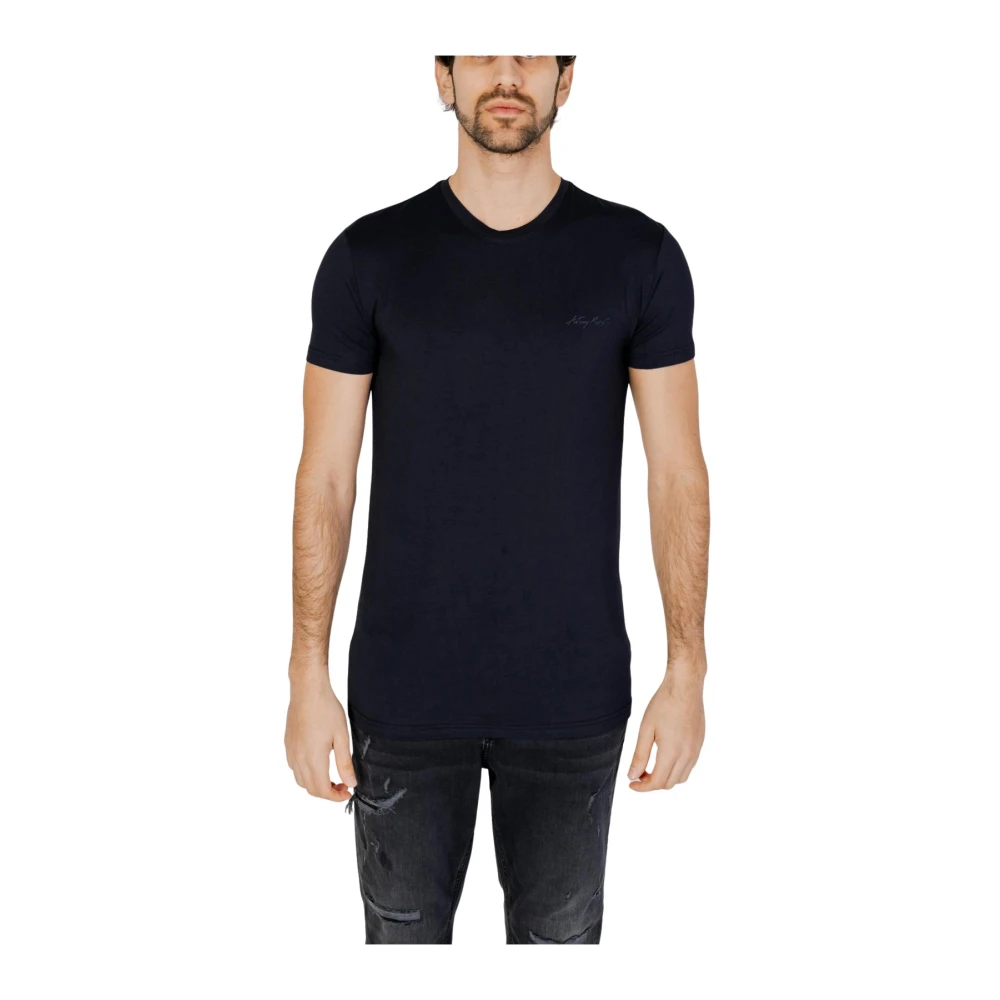 Antony Morato Men's Blue T-Shirts, 2XL, Crew Neck Tshirt Basic Style