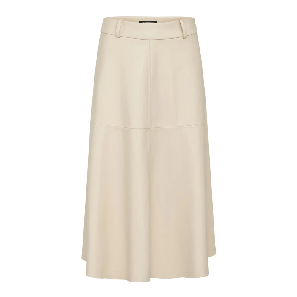 Bruuns Bazaar Women's Beige Veganibbimma Skirt - Midi Skirts - Xs - Skirts