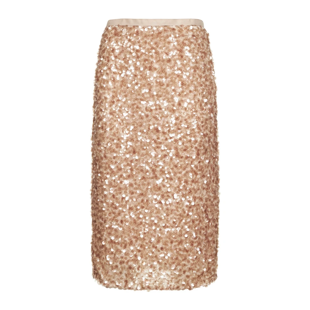 Weekend Max Mara Vrouw Bruin Rokken Dames, L, Midi Skirts