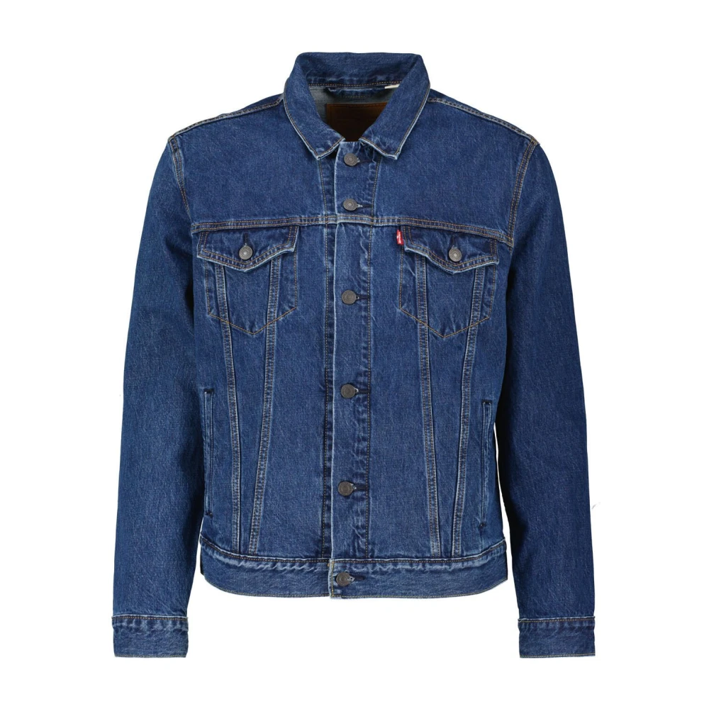Levi's Uomo Blu, Reale Per 72334-0772 Giacca Da Camionista Blu Indaco (M), Casual, Cotone, Denim - Immagine 2