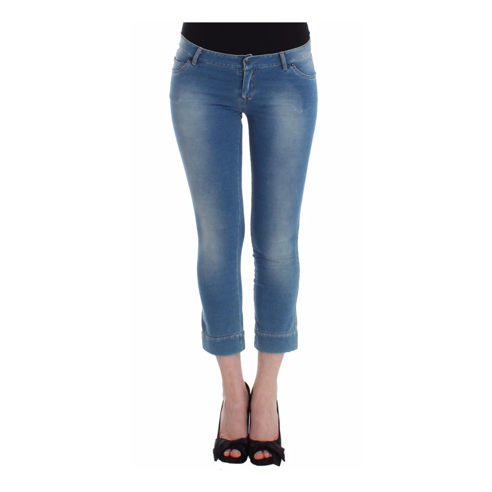 Ermanno Scervino Women's Blue Beachwear Capri Jeans