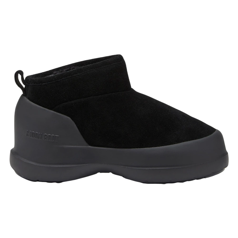 Moon Boot Unisex Kids Black Kids Boots, 38 Eu, Luna Low Suede Boots