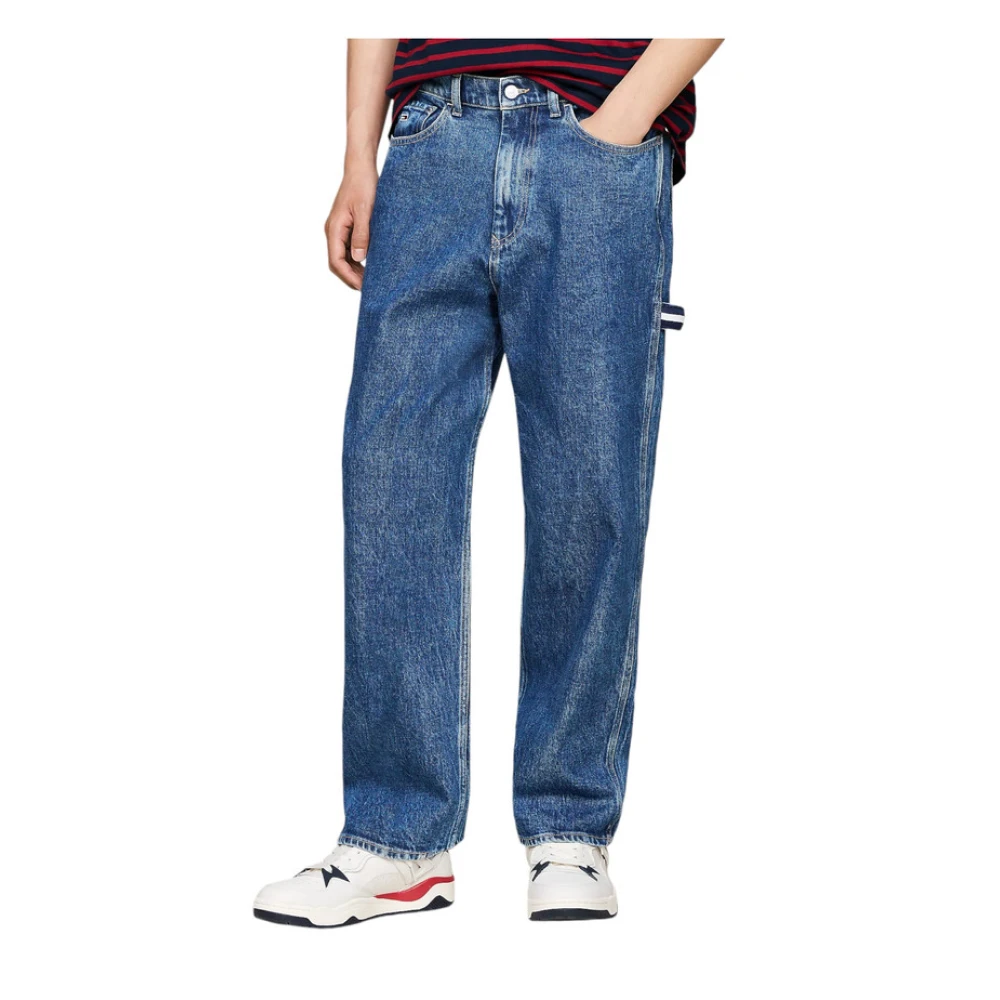 Tommy Jeans Klassieke Straight Fit Denim Jeans Blue Heren