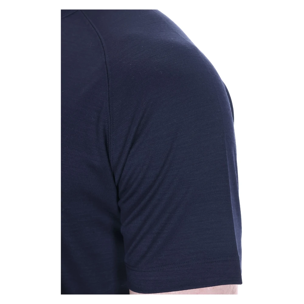 Ermenegildo Zegna Blauwe T-shirts en Polos Blue Heren