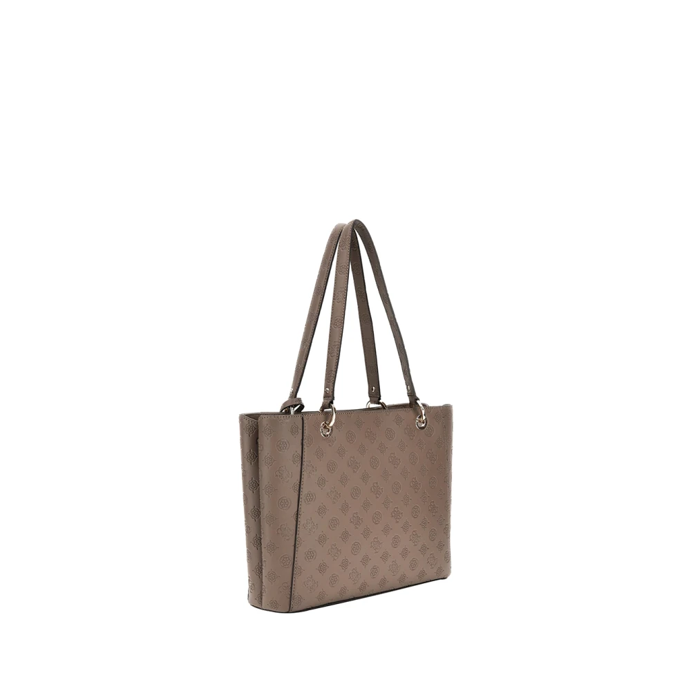 Guess Elegante Handtas in Grijs Synthetisch Leer Beige Dames