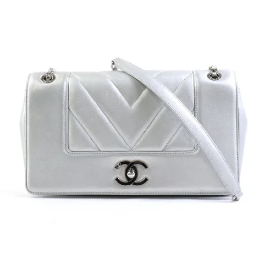 Chanel Vintage Pre-owned Fabric chanel-bags White Dames