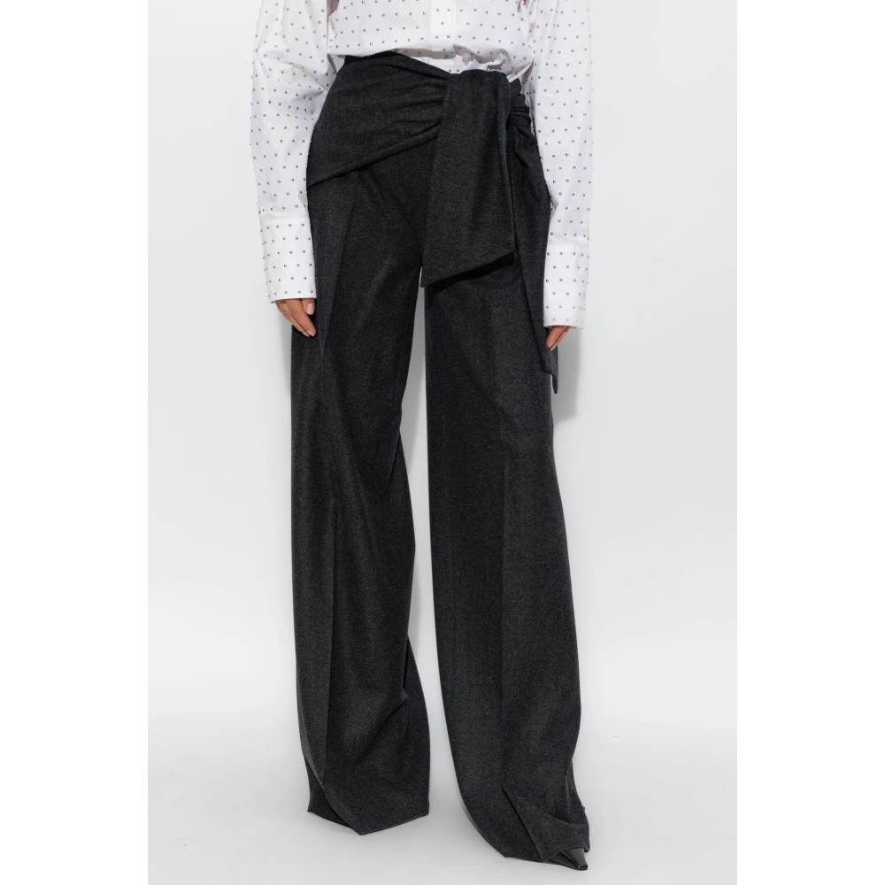 Max Mara Wollen broek Arsenio Gray Dames