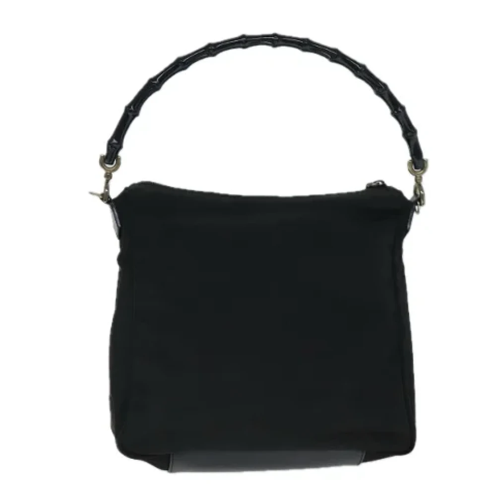 Gucci Vintage Pre-owned Fabric gucci-bags Black Dames