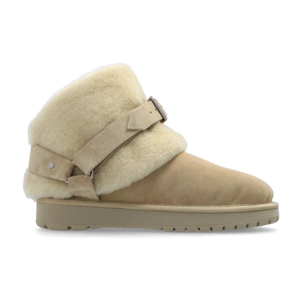 Burberry Women's Beige Winter Boots, 7 Uk, Chubby Snow Boots