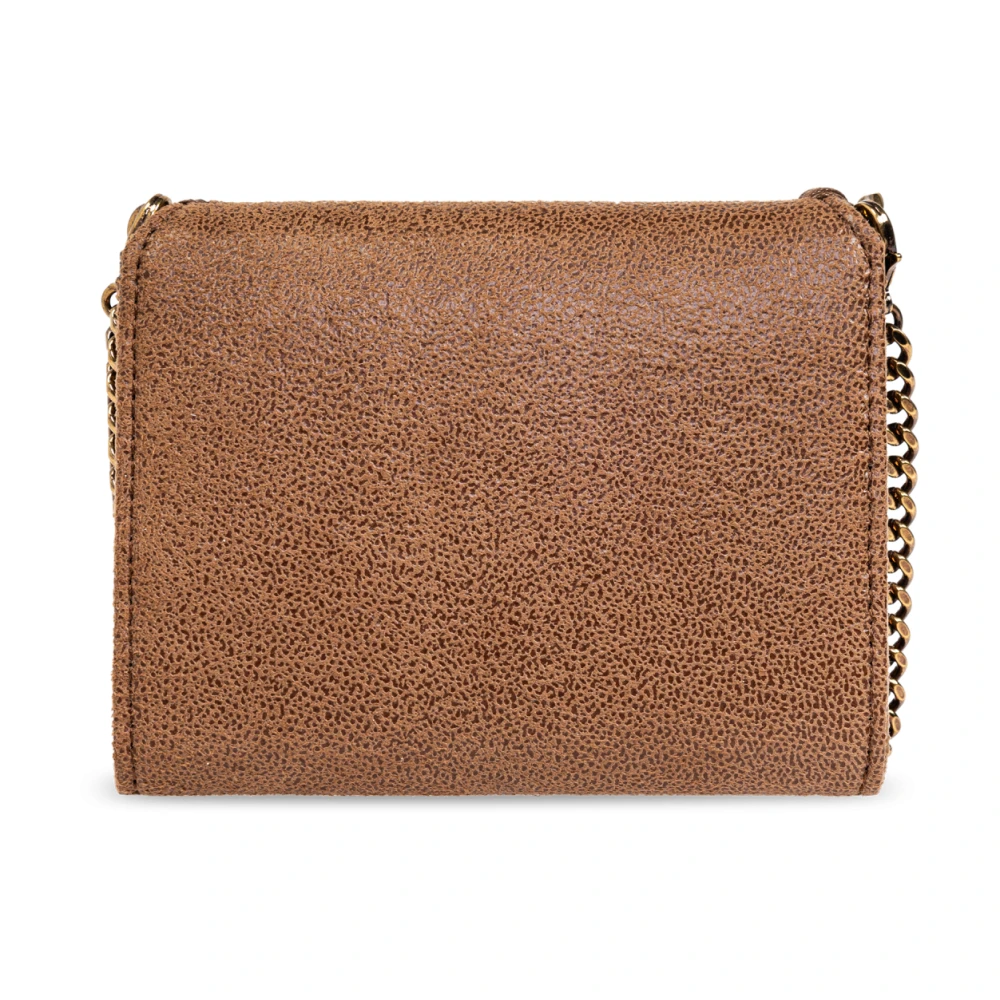 Stella Mccartney Portemonnee met applicatie Brown Dames