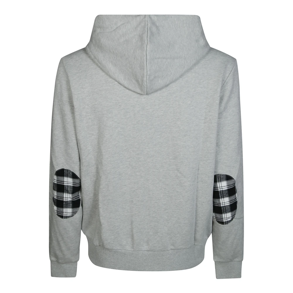 Sun68 Contrast Zip Hoodie Gray Heren