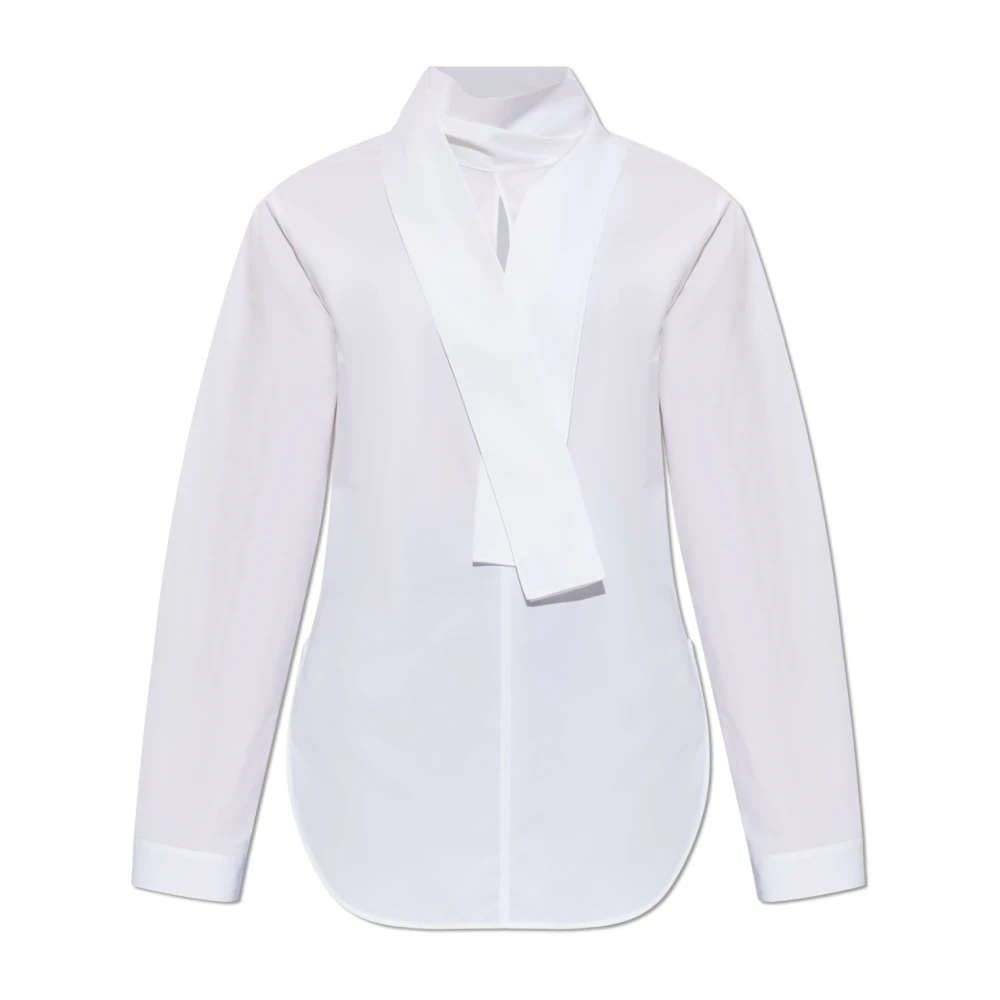 Alaïa Elegante Witte Blouse voor Vrouwen White Dames