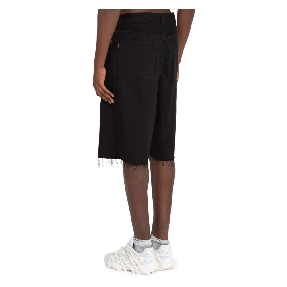 Haikure Denim Shorts voor Vrouwen Black Heren