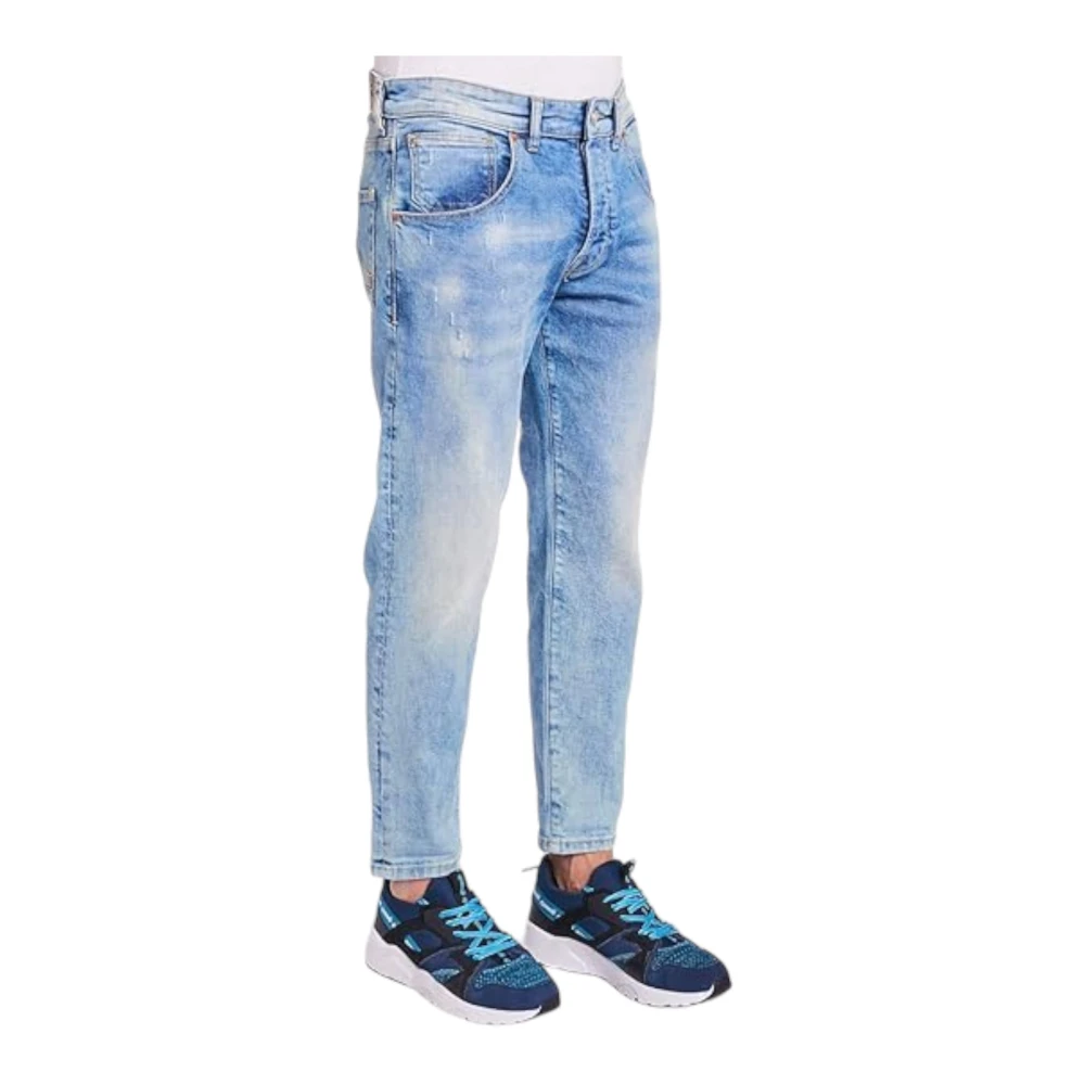 Gaudi Slim-fit Denim Broek Blue Heren
