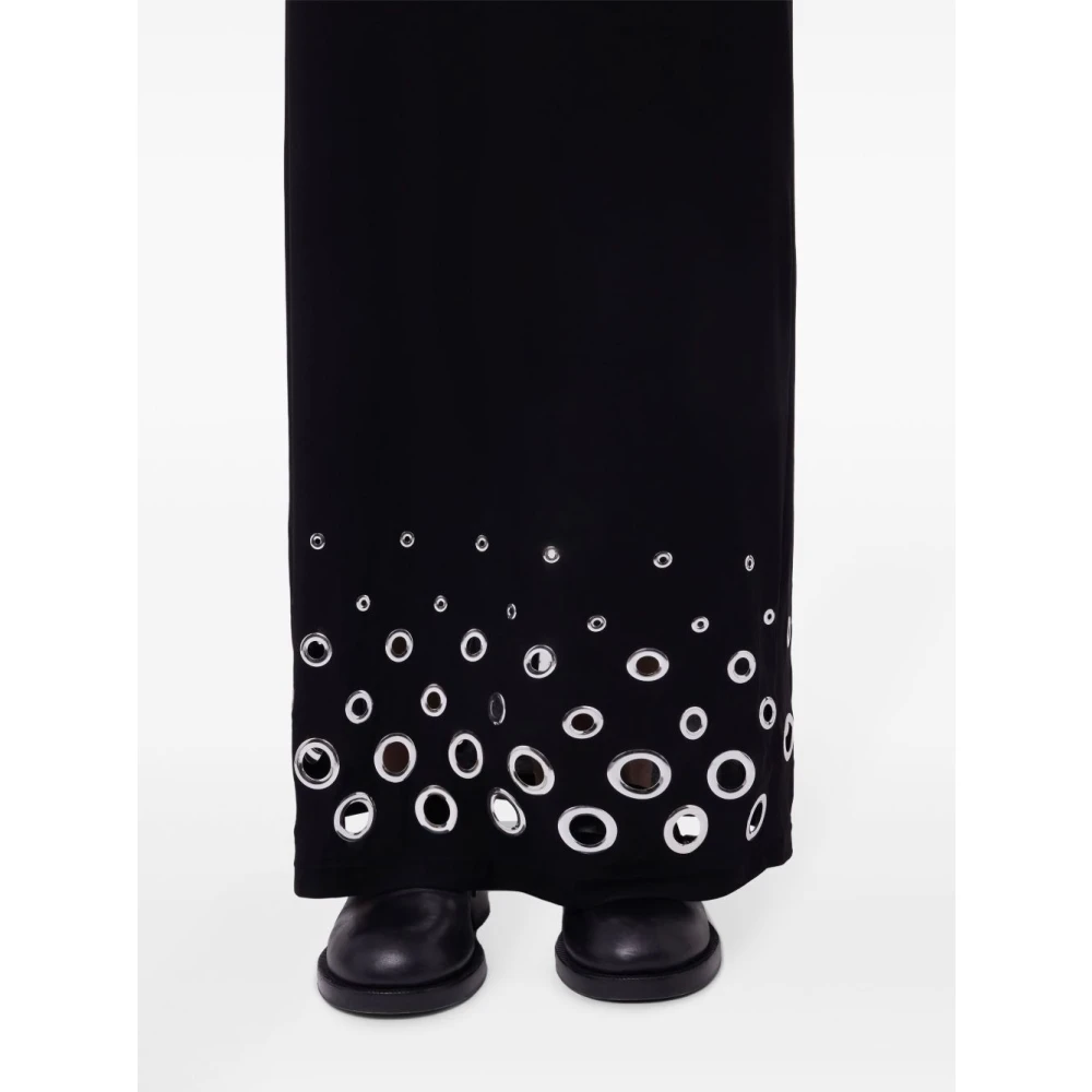 Paco Rabanne Zwarte Minirok Black Dames