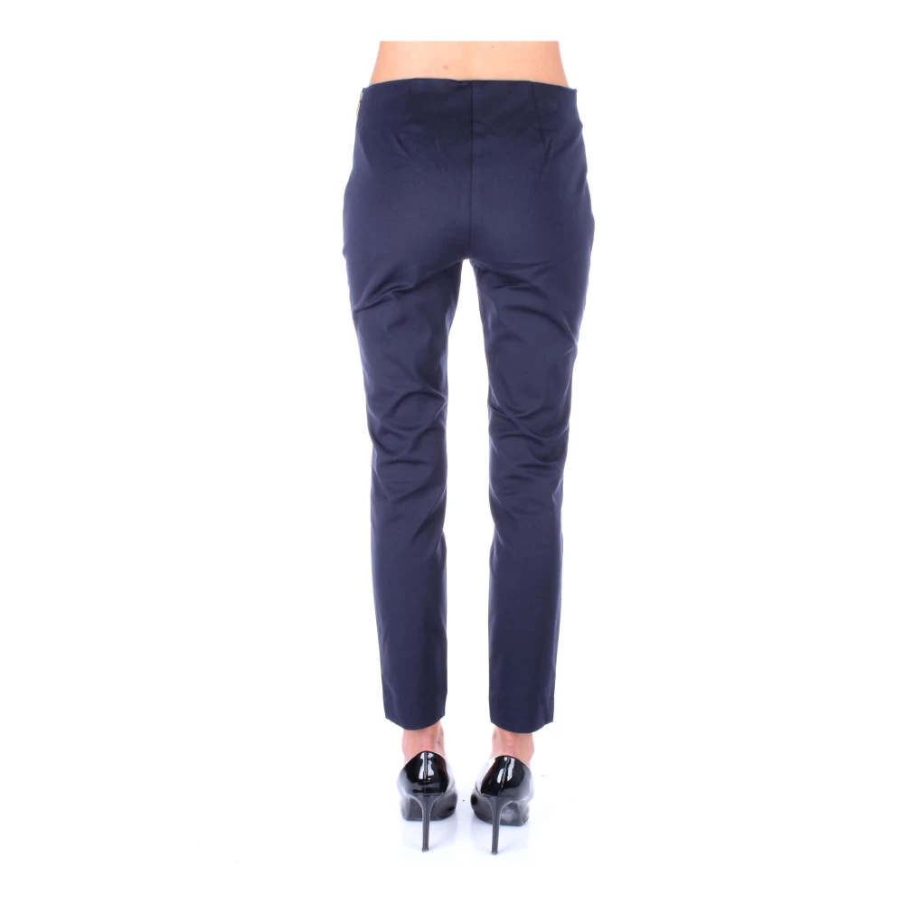 Ralph Lauren Blauwe Broek met Zijrits Blue Dames