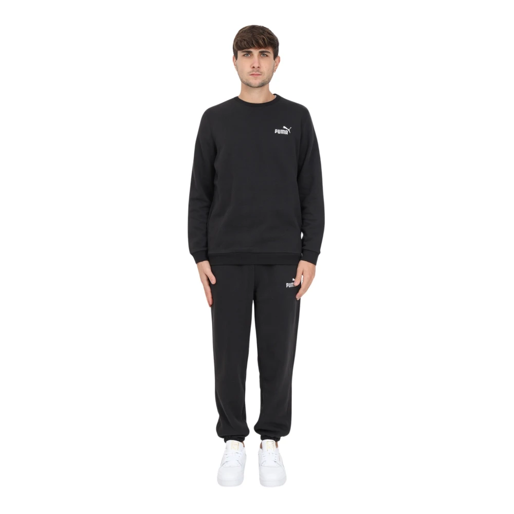 Puma Heren trainingspak met logoprint Black Heren