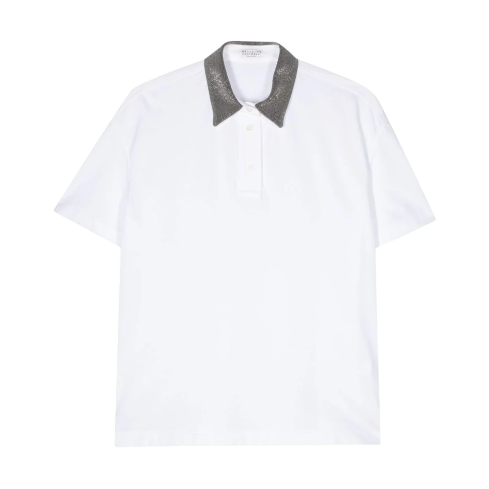BRUNELLO CUCINELLI Witte T-shirts en Polos White Dames