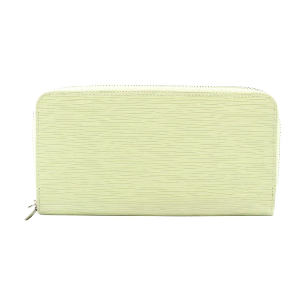 Louis Vuitton Vintage Women's Green Pre-Owned Epi Leather Long Wallet