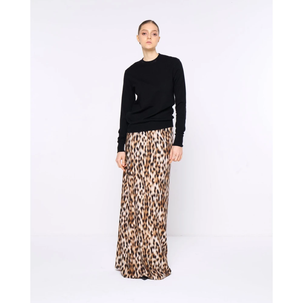 Silvian Heach Bruine Midi Rok Brown Dames
